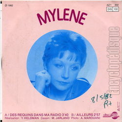 [Pochette de Des requins dans ma radio (MYLNE (2)) - verso]