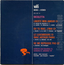 [Pochette de Le Luxembourg (Mac Arthur park) (NICOLETTA) - verso]