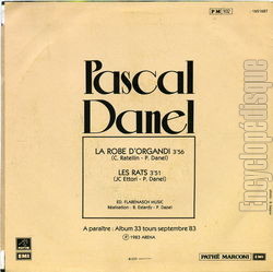 [Pochette de La robe d’organdi (Pascal DANEL) - verso]