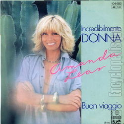 [Pochette de Incridibilmente donna (Amanda LEAR) - verso]