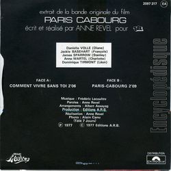 [Pochette de Paris Cabourg (T.V. (Tlvision)) - verso]