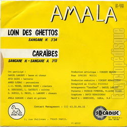 [Pochette de Loin des ghettos (AMALA) - verso]