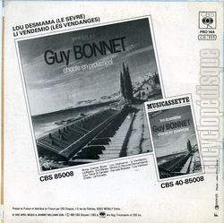 [Pochette de Lou desmama (Guy BONNET) - verso]