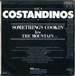 [Pochette de Something’s cookin’ (Alec R. CONSTANDINOS) - verso]