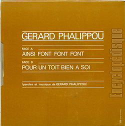 [Pochette de Ainsi font font font (Grard PHALIPPOU) - verso]