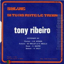 [Pochette de Sylvie (Tony RIBEIRO) - verso]