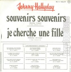 [Pochette de Souvenirs souvenirs (Johnny HALLYDAY) - verso]