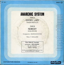 [Pochette de Goody lady (ANARCHIC SYSTEM) - verso]