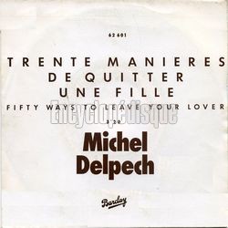 [Pochette de Trente manire de quitter une fille (Michel DELPECH)]