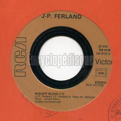 [Pochette de Maudit blues (Jean-Pierre FERLAND)]