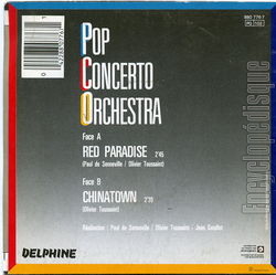 [Pochette de Red paradise (POP CONCERTO ORCHESTRA) - verso]