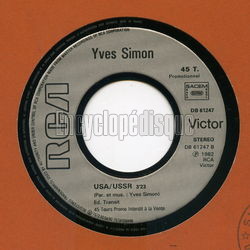 [Pochette de Amazoniaque (Yves SIMON) - verso]