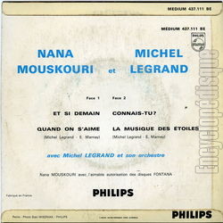 [Pochette de Et si demain (Nana MOUSKOURI et Michel LEGRAND) - verso]