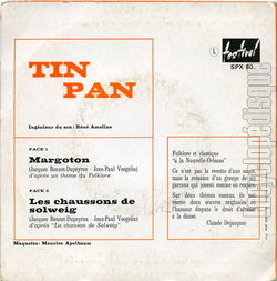 [Pochette de Margoton (TIN PAN) - verso]