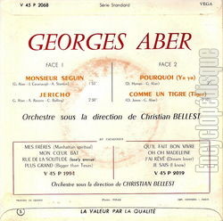 [Pochette de Jericho (Georges ABER (Auteur-Compositeur)) - verso]