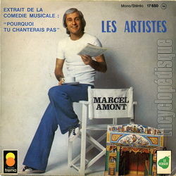 [Pochette de Les artistes (Marcel AMONT)]