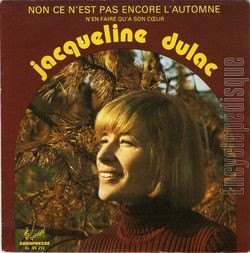 [Pochette de Non, ce n’est pas encore l’automne (Jacqueline DULAC)]