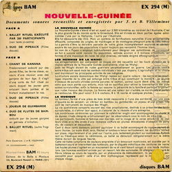 [Pochette de Nouvelle-Guine (DOCUMENT) - verso]