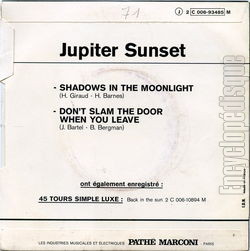 [Pochette de Shadows in the moonlight (JUPITER SUNSET) - verso]