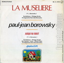 [Pochette de La muselire (Paul-Jean BOROWSKY) - verso]