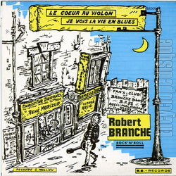 [Pochette de Le cœur au violon (Robert BRANCHE) - verso]