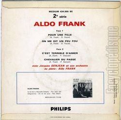 [Pochette de C’est terrible d’aimer (Aldo FRANK) - verso]