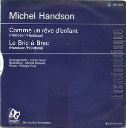 [Pochette de Comme un rve d’enfant (Michel HANDSON) - verso]