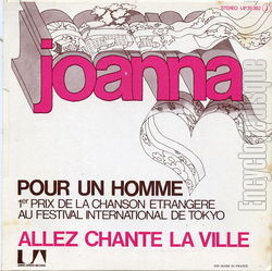 [Pochette de Pour un homme (JOANNA (4)) - verso]