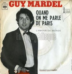 [Pochette de Quand on me parle de Paris (Guy MARDEL)]