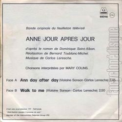 [Pochette de Anne jour aprs jour (T.V. (Tlvision)) - verso]