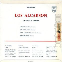 [Pochette de Quejas de amor (LOS ALCARSON) - verso]