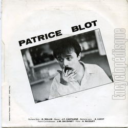 [Pochette de Mort d’un blaireau (Patrice BLOT) - verso]