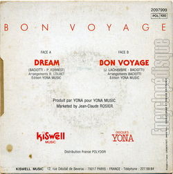 [Pochette de Dream (BON VOYAGE) - verso]