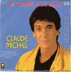 [Pochette de Maladie, mal d’amour (Claude MICHEL) - verso]