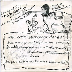 [Pochette de La comtesse Hala-Berlue (Bernard CONSTANT) - verso]