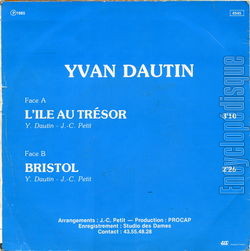 [Pochette de L’ile au trsor (Yvan DAUTIN) - verso]