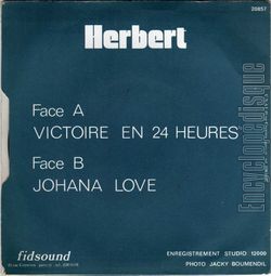 [Pochette de Victoire en 24 H (HERBERT) - verso]