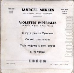 [Pochette de Violettes impriales (Marcel MERKS) - verso]