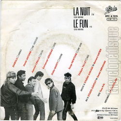 [Pochette de La nuit (Serge NEWTONE) - verso]