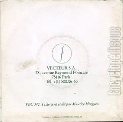 [Pochette de Vecteur S.A. (PUBLICIT) - verso]