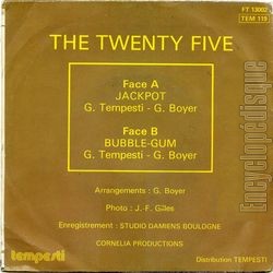 [Pochette de Jackpot (The TWENTY FIVE) - verso]