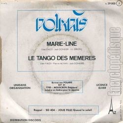 [Pochette de Marie-Line (POLARIS) - verso]