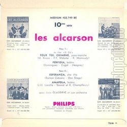 [Pochette de Pour toi, Chimne (Les ALCARSON) - verso]