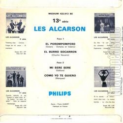 [Pochette de El poropompero (Les ALCARSON) - verso]