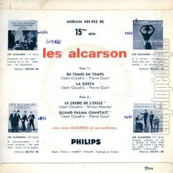 [Pochette de De temps en temps (Les ALCARSON) - verso]