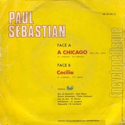 [Pochette de  Chicago (Paul SBASTIAN) - verso]