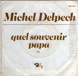 [Pochette de La maison est en ruine (Michel DELPECH) - verso]