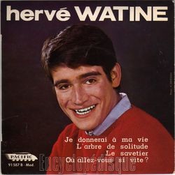 [Pochette de Je donnerai  ma vie (Herv WATINE)]