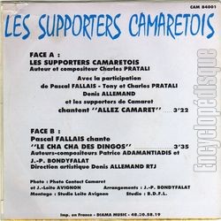 [Pochette de Allez Camaret ! (Les SUPPORTERS CAMARETOIS) - verso]