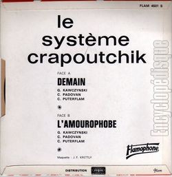 [Pochette de Demain (Le SYSTME CRAPOUTCHIK) - verso]